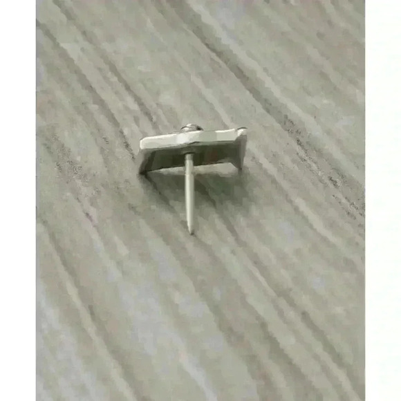 Tiffany & Co Vintage 14kt White Gold Navy Flag Lapel Pin - Picture 4 of 10